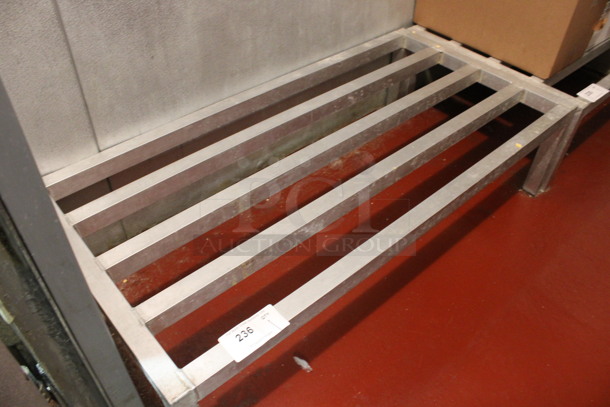 Metal Commercial Dunnage Rack. 48x24x12. (kitchen) - Image 2 of 3