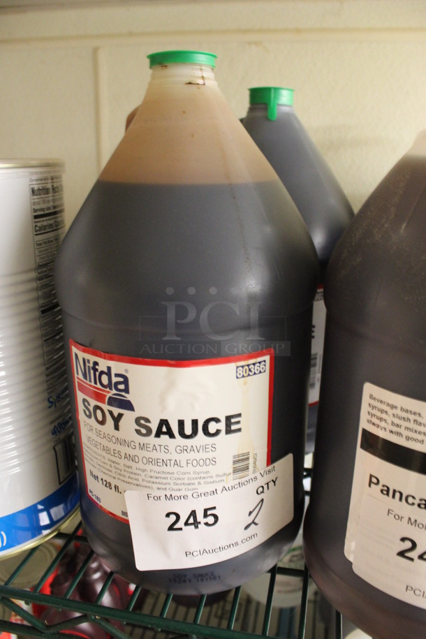 2 Jugs of Nifda Soy Sauce. 6x6x12. 2 Times Your Bid! (kitchen) - Image 2 of 3