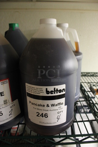 4 Jugs of Pancake and Waffle Syrup. 6x6x12. 4 Times Your Bid! (kitchen)