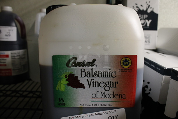 3 Jugs of Consul Balsamic Vinegar. 6x6x10. 3 Times Your Bid! (kitchen) - Image 3 of 3