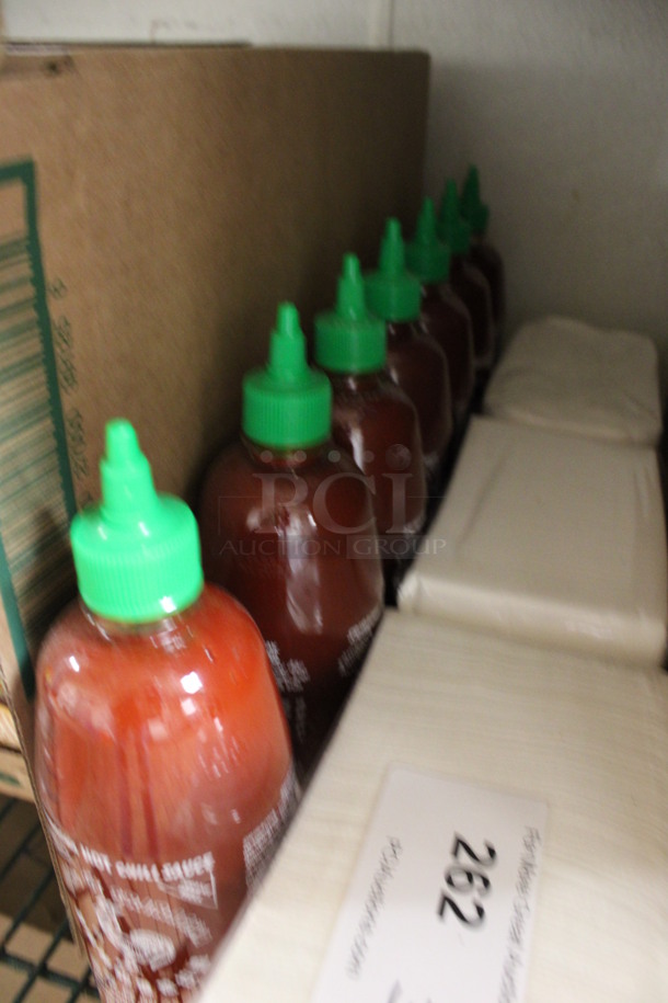 7 Sriracha Hot Chili Sauce Bottles. 3x3x9. 7 Times Your Bid! (kitchen) - Image 2 of 2
