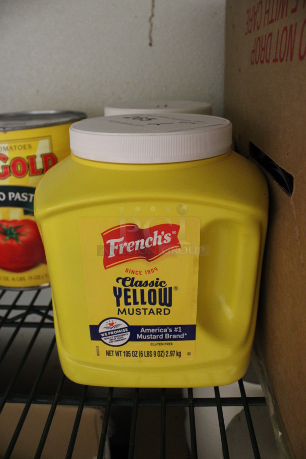 2 Containers of French's Mustard. 6x5x7. 2 Times Your Bid! (kitchen)