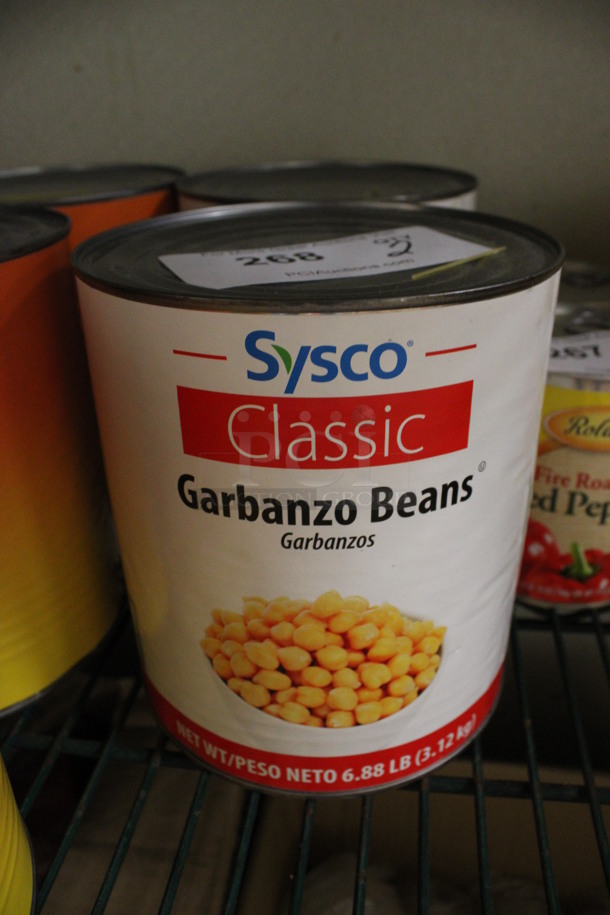 2 Cans of Sysco Classic Garbanzo Beans. 6x6x7. 2 Times Your Bid! (kitchen)