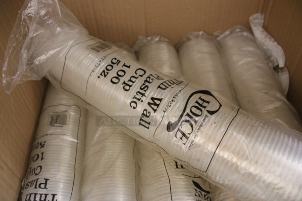 ALL ONE MONEY! Lot of Disposable Plastic Cups! (kitchen) - Image 3 of 3