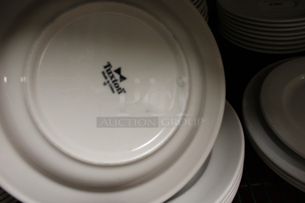 21 White Ceramic Plates. 10.5x10.5x2. 21 Times Your Bid! (kitchen) - Image 3 of 3