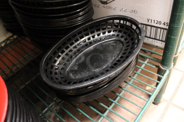 24 Plastic Black Food Baskets. 9x6x1.5. 24 Times Your Bid! (kitchen) - Image 2 of 3