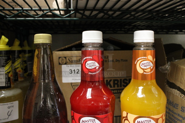 3 Various Bottles; Rose's Sweetened Lime Juice, Strawberry and Cocktail Mixer. 3 Times Your Bid! (kitchen) - Image 3 of 3
