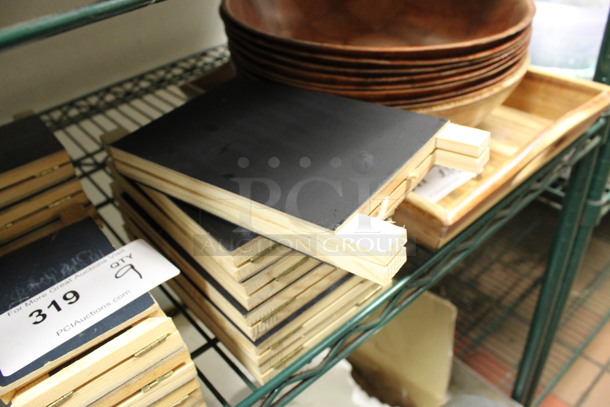 6 Wooden Countertop Blackboard Style Table Signs. 5x1x8.5. 6 Times Your Bid! (kitchen) - Image 2 of 2