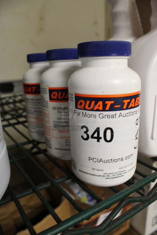 3 Bottles of Quat Tabs Sanitizer Tablets. 2.5x2.5x5. 3 Times Your Bid! (kitchen) - Image 2 of 2