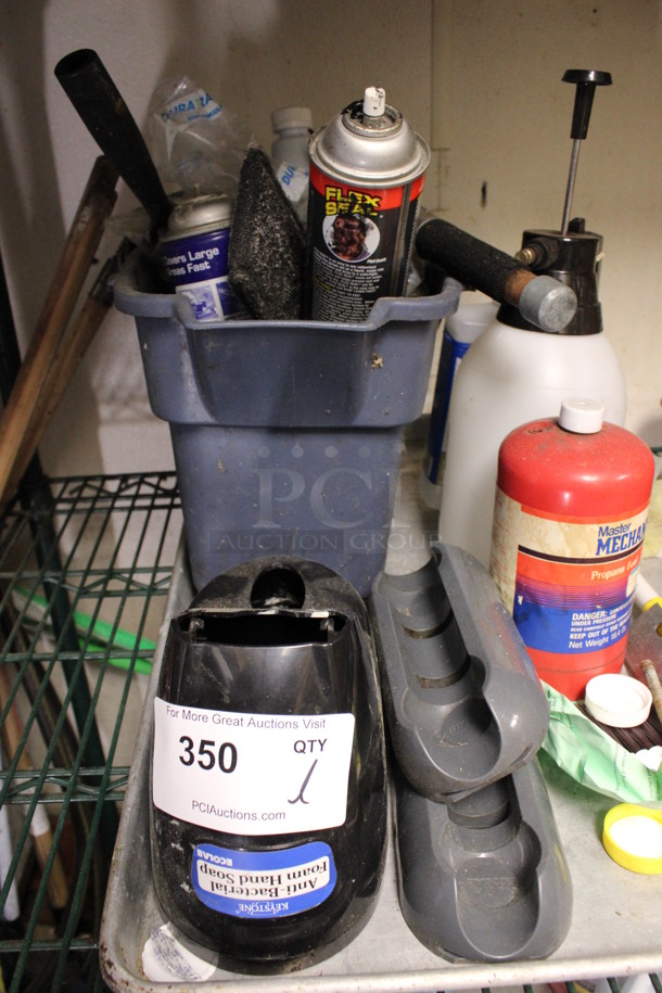 ALL ONE MONEY! Lot of Various Items Including Duster and Propane Fuel on Metal Pan! (kitchen) - Image 4 of 5