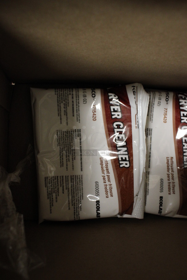 ALL ONE MONEY! Lot of Bags of Keystone Sysco Fryer Cleaner. (kitchen) - Image 2 of 2