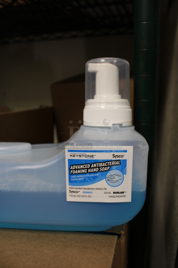 ALL ONE MONEY! Lot of 11 Keystone Advance Antibacterial Foaming Handsoap. 7x4x6. (kitchen) - Image 2 of 3