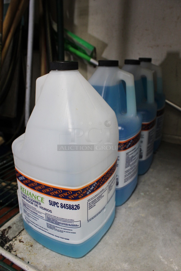 4 Reliance Glass Cleaner Jugs. 6x6x12. 4 Times Your Bid! (kitchen) - Image 2 of 3