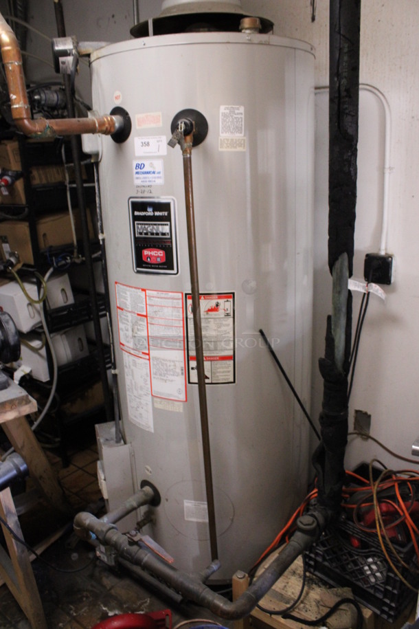 Bradford White Magnum Series Hot Water Heater. BUYER MUST REMOVE. 30x30x76. (kitchen)