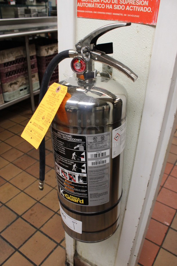Ansul K Guard Wet Chemical Fire Extinguisher. BUYER MUST REMOVE. 7x8x22. (drink kitchen) - Image 2 of 4