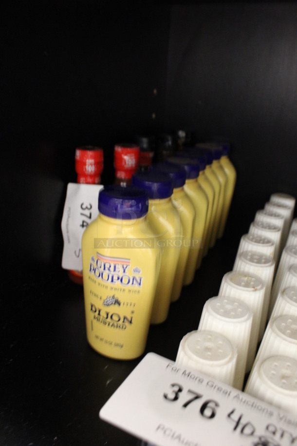 9 Bottles of Grey Poupon Dijon Mustard. 2.5x1.5x6. 9 Times Your Bid! (drink kitchen) - Image 2 of 2