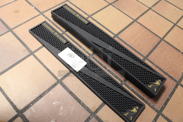 5 Johnnie Walker Black Bar Mats. 20.5x3.5x0.5. 5 Times Your Bid! (drink kitchen) - Image 2 of 3