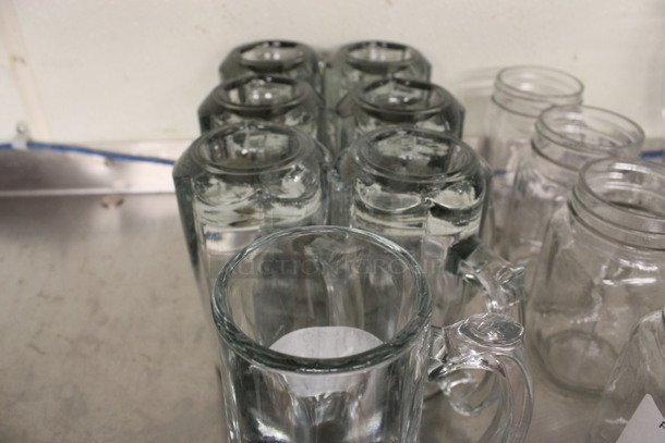 7 Glass Mugs. 4.5x3x6. 7 Times Your Bid! (drink kitchen) - Image 3 of 3