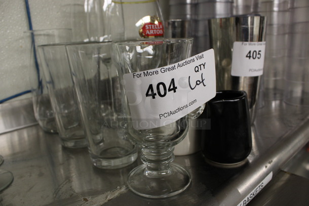 ALL ONE MONEY! Lot of Various Glasses Including Glass Mugs! (drink kitchen) - Image 2 of 3