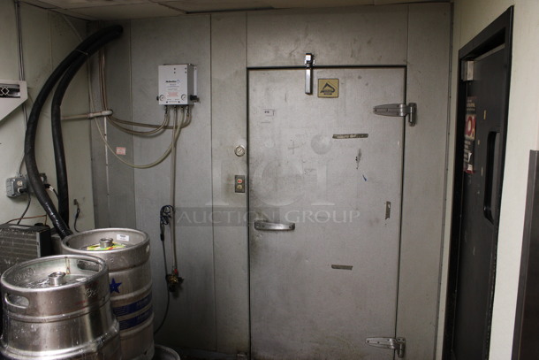 Harford 10'x5.5'x8' Walk In Cooler Box w/ Condenser and Compressor. Does Not Have Floor. Does Not Include Kegs. BUYER MUST REMOVE. (drink kitchen) - Image 1 of 10