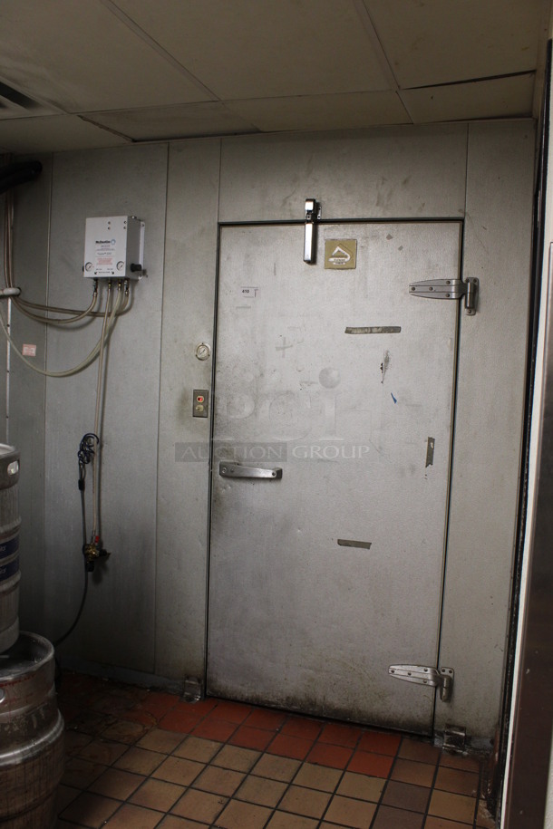 Harford 10'x5.5'x8' Walk In Cooler Box w/ Condenser and Compressor. Does Not Have Floor. Does Not Include Kegs. BUYER MUST REMOVE. (drink kitchen) - Image 4 of 10