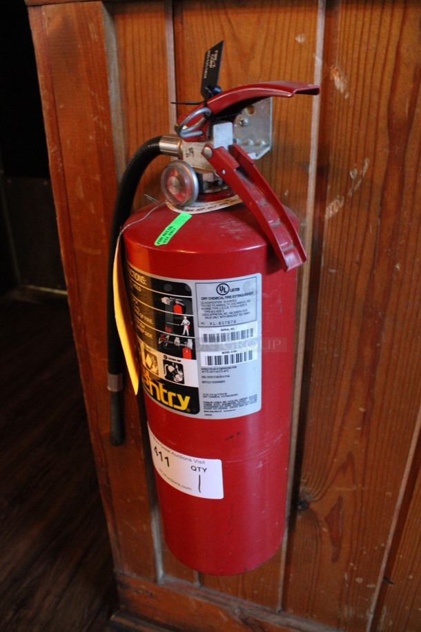 Ansul Sentry Fire Extinguisher. BUYER MUST REMOVE. 6x7x19. (bar) - Image 2 of 4