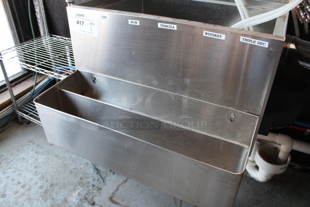 Stainless Steel Commercial Ice Bin w/ Double Speedwell and Cold Plate. 24x26.5x32.5. (bar) - Image 4 of 5