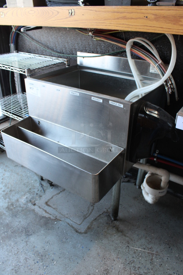 Stainless Steel Commercial Ice Bin w/ Double Speedwell and Cold Plate. 24x26.5x32.5. (bar) - Image 5 of 5