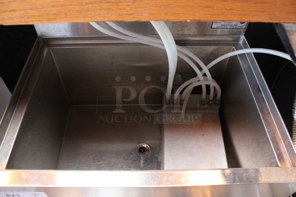 Krowne Stainless Steel Commercial Ice Bin w/ Cold Plate and 2 Speedwells. 28x27x32.5. (bar) - Image 2 of 4