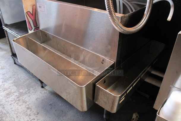 Krowne Stainless Steel Commercial Ice Bin w/ Cold Plate and 2 Speedwells. 28x27x32.5. (bar) - Image 4 of 4