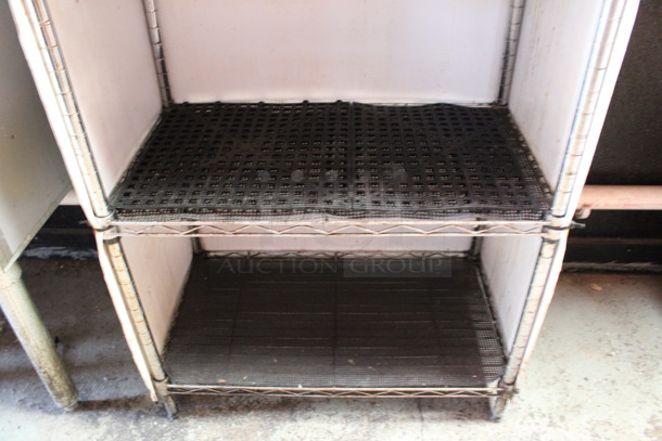 Chrome Finish 3 Tier Shelving Unit. 23x13.5x31. (bar) - Image 4 of 4