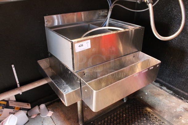 Stainless Steel Commercial Ice Bin w/ 2 Speedwells and Cold Plate. 28x27x32.5. (bar) - Image 3 of 4