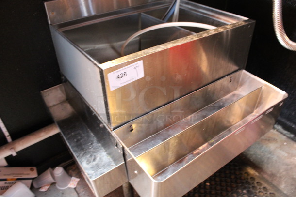 Stainless Steel Commercial Ice Bin w/ 2 Speedwells and Cold Plate. 28x27x32.5. (bar) - Image 4 of 4