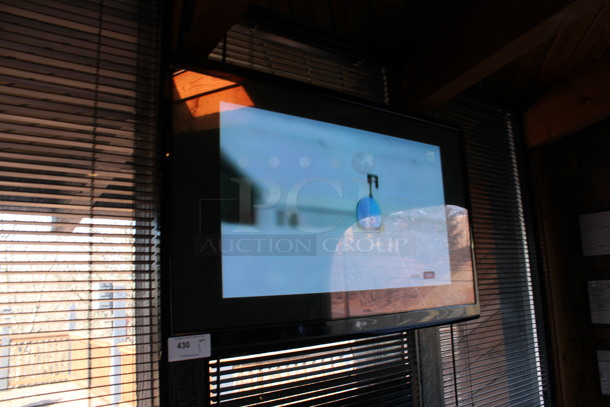 LG 50" Television and TV Mount. Buyer Must Pick Up - We Will Not Ship This Item. Tested and Working! BUYER MUST REMOVE. (bar) - Image 2 of 5