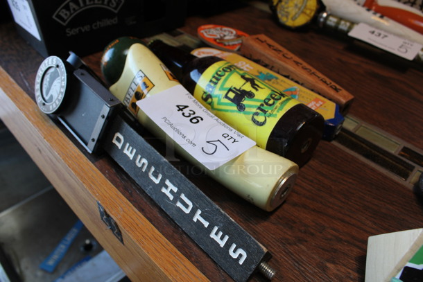 5 Various Beer Tap Handles; Lancaster, Golden Road, Saucony Creek, Bell's and Deschutes. Includes 12". 5 Times Your Bid! (bar) - Image 5 of 5