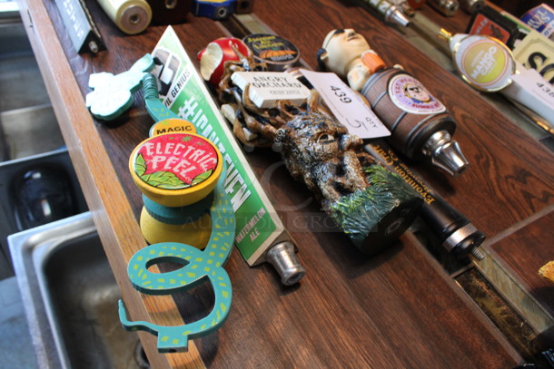 5 Various Beer Tap Handles; Fat Head, Jacques All Lantern, Angry Orchard, Evil Genius and Magic Hat. Includes 9". 5 Times Your Bid! (bar) - Image 4 of 4