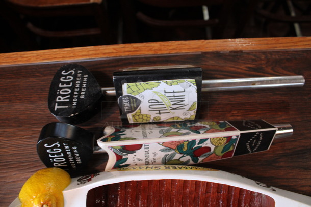 5 Various Beer Tap Handles; Troegs, Aldus, Leinie's. Includes 8.5". 5 Times Your Bid! (bar) - Image 2 of 5