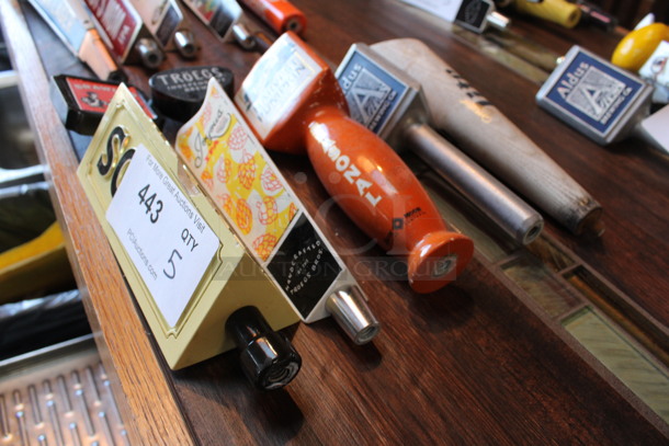 5 Various Beer Tap Handles; Miller Lite, Aldus, Blue Moon, Troegs and Yards. Includes 12". 5 Times Your Bid! (bar) - Image 4 of 4