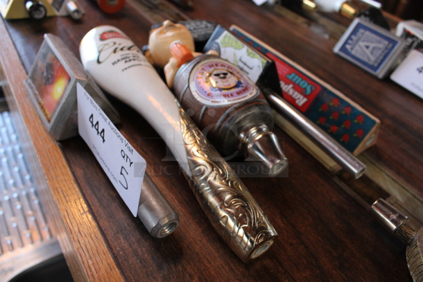 5 Various Beer Tap Handles; Raspberry, Troegs, Fat Head, Stella Artois and Aldus. Includes 8.5". 5 Times Your Bid! (bar) - Image 4 of 4