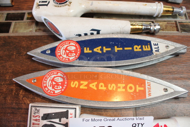 7 Various Beer Tap Handles; Magic Hat, Miller Lite, New Belgium and Laguintas. Includes 11". 7 Times Your Bid! (bar) - Image 3 of 5