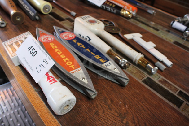7 Various Beer Tap Handles; Magic Hat, Miller Lite, New Belgium and Laguintas. Includes 11". 7 Times Your Bid! (bar) - Image 5 of 5