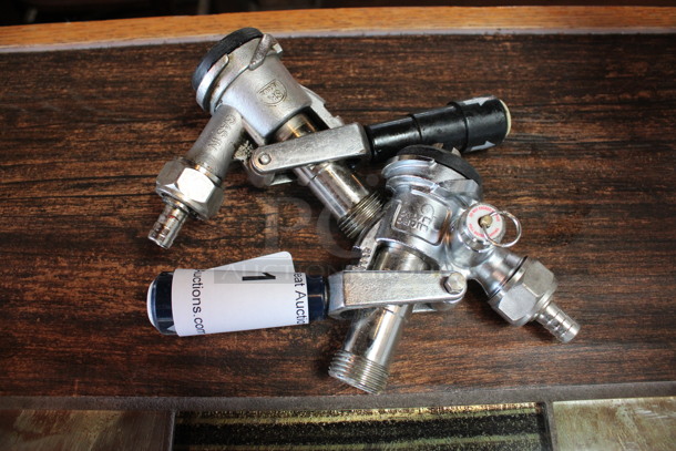 2 Metal Keg Taps. 4x2x6. 2 Times Your Bid! (bar)