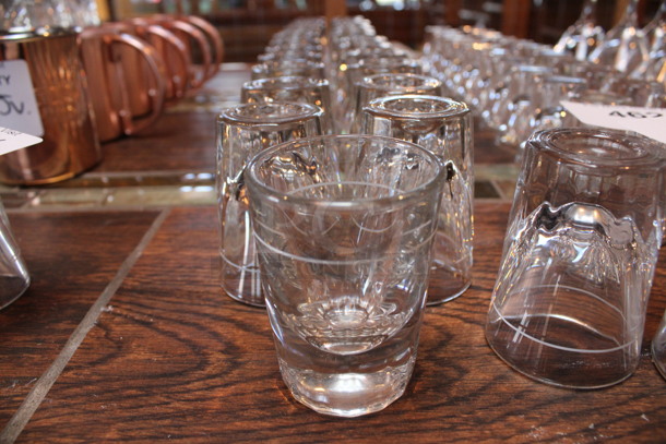 14 Shot Glasses. 2x2x3. 14 Times Your Bid! (bar)