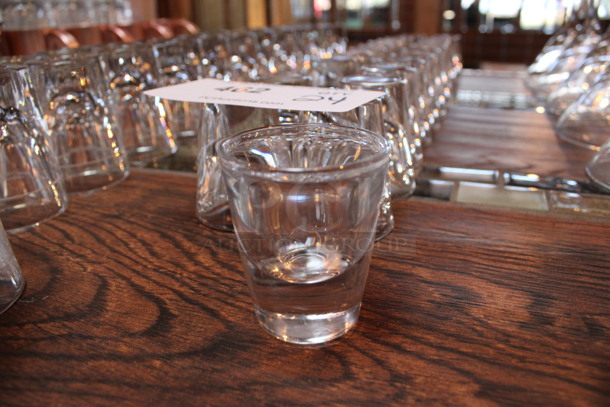 24 Shot Glasses. 2x2x2.5. 24 Times Your Bid! (bar)