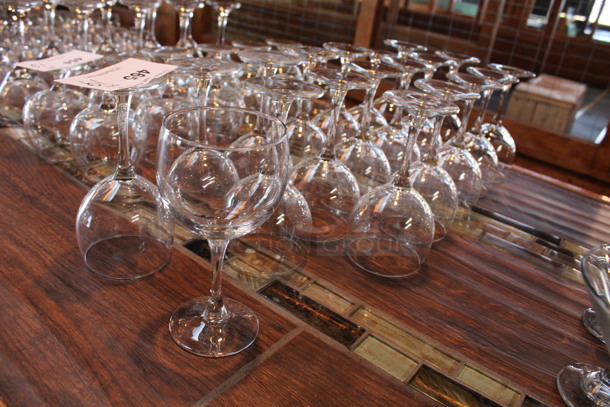 19 Wine Glasses. 3.5x3.5x6.5. 19 Times Your Bid! (bar) - Image 2 of 3