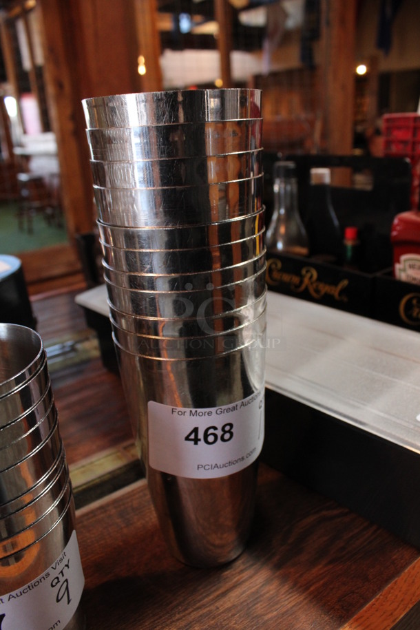 11 Metal Mixing Cups. 3.5x3.5x7. 11 Times Your Bid! (bar) - Image 3 of 3