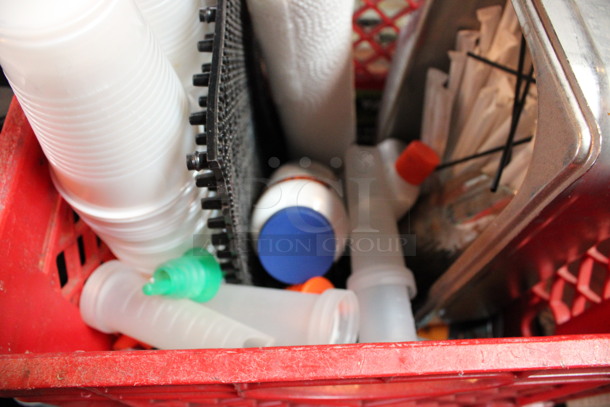 ALL ONE MONEY! Lot of Various Items Including Cups and Stainless Steel Bin! (bar) - Image 4 of 5