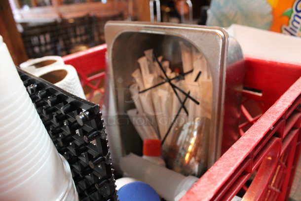 ALL ONE MONEY! Lot of Various Items Including Cups and Stainless Steel Bin! (bar) - Image 5 of 5