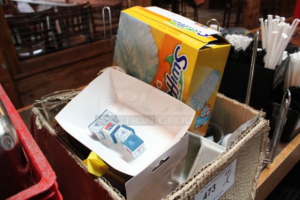 ALL ONE MONEY! Lot of Various Items Including Duster and Pool Cue Chalks! (bar) - Image 2 of 3