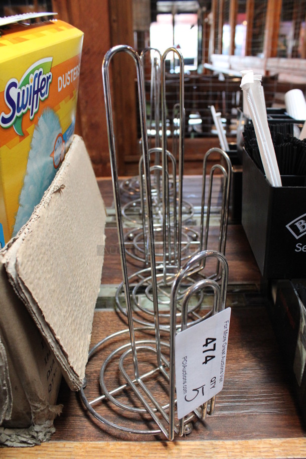 5 Metal Countertop Paper Towel Holders. 6x6x12. 5 Times Your Bid! (bar)